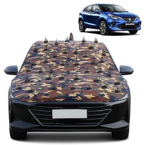 AUTOMOZEXO Maruti Suzuki Baleno Dog Protection Cover Anti Climb From Street Dogs and Monkeys, Complete Protection From Pet Animals Can't sleep on (Bonnet, Roof, Dicky) 100% Waterproof Lifetime Lasting