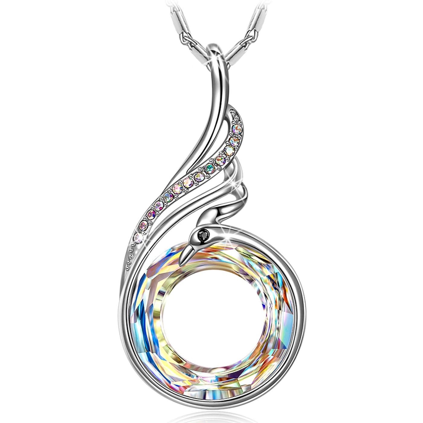 Kate Lynn Gifts For Her Jewelry for Grandma Phoenix Necklace for Women Crystal Pendant Necklace Gifts for Friend Women Birthday Gifts for Mom