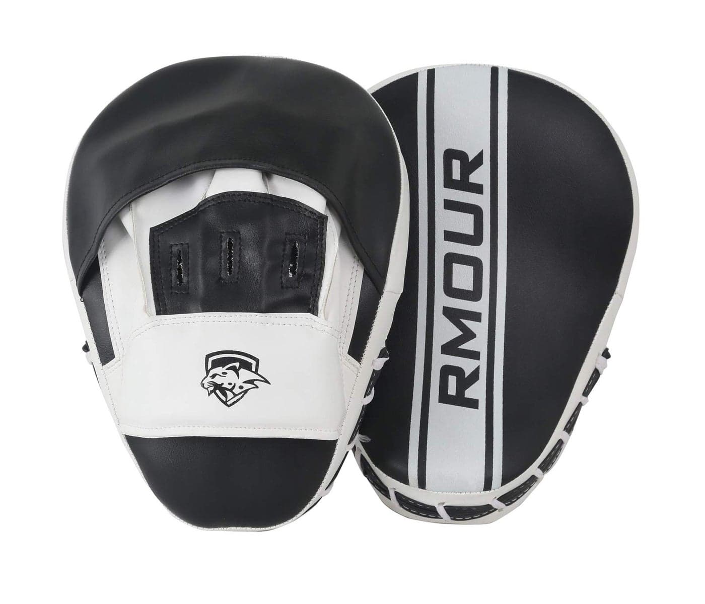 Rmour Focus Pads/Punching Pads/Coach Pads for Boxing/MMA/Muay Thai/Kickboxing/Karate, Black, Standard (RFOCUSPAD)