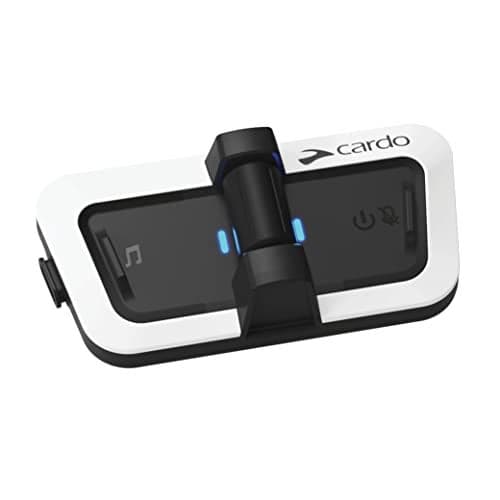 Cardo PACKTALK Outdoor Helmet Communication System, Great for Ski, Snowboard and Cycling (White, Single Pack)