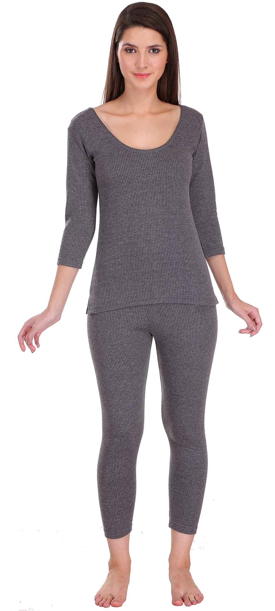 Selfcare Women's Thermal Set Grey