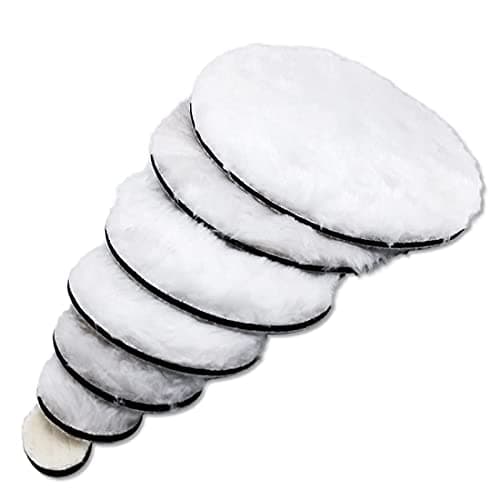 DIY Crafts Felt Pad Only for Universal Car Glass Polishing Kit Windscreen Repair Window Scratch Remover Do It Yourself Kit/Set (Felt Pad Only) (6" Fur Felt Pad Only)
