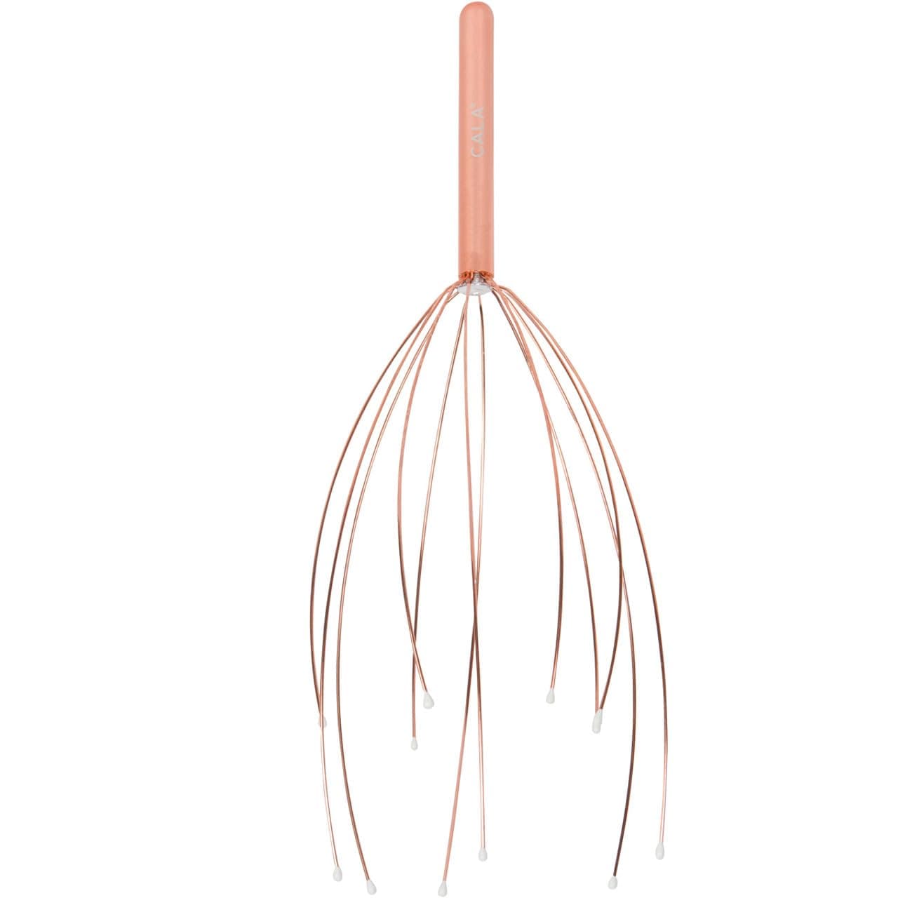 Rose gold head massager