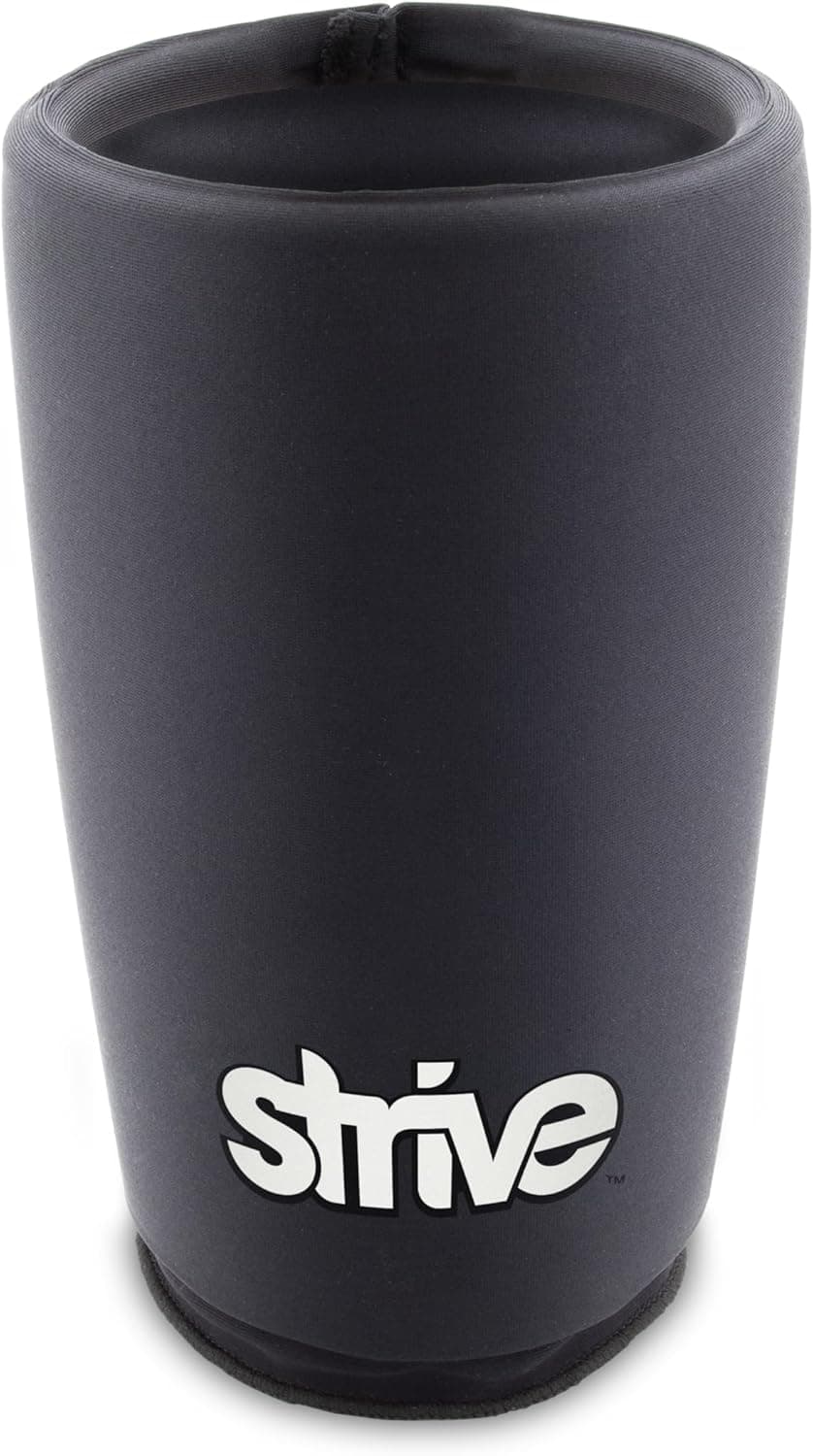 Strive Hot and Cold XL Sleeve, Hot & Cold Therapy Wrap for Soothing Relief and Support, Adjustable Compression for Comfortable Healing, Perfect for Elbow Pain and Muscle Recovery, Black