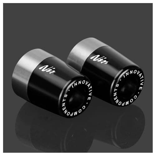 Velospeed Handlebar Grip End for Ninja 250 300 400 650 1000 400R 250R 250SX 1000SX H2R ZX14R ZX10R ZX6R Motorcycle CNC Aluminum Handlebar Bar Ends Plug Balance Pad Accessories (Gray)