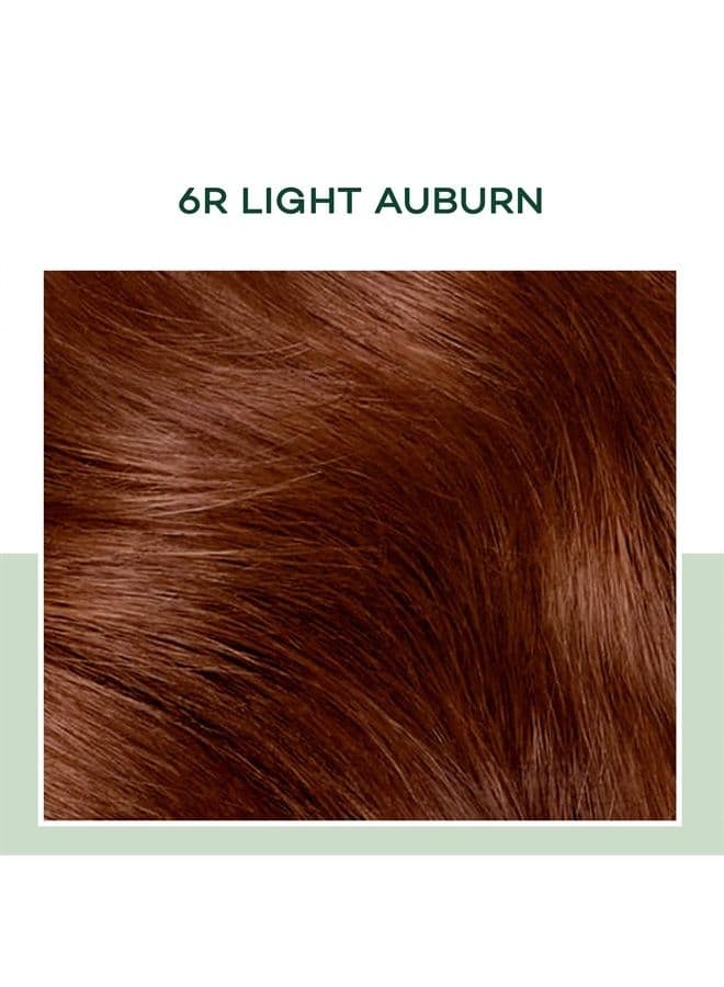 Natural Instincts Demi-Permanent Hair Dye, 6R Light Auburn Hair Color, Pack of 3