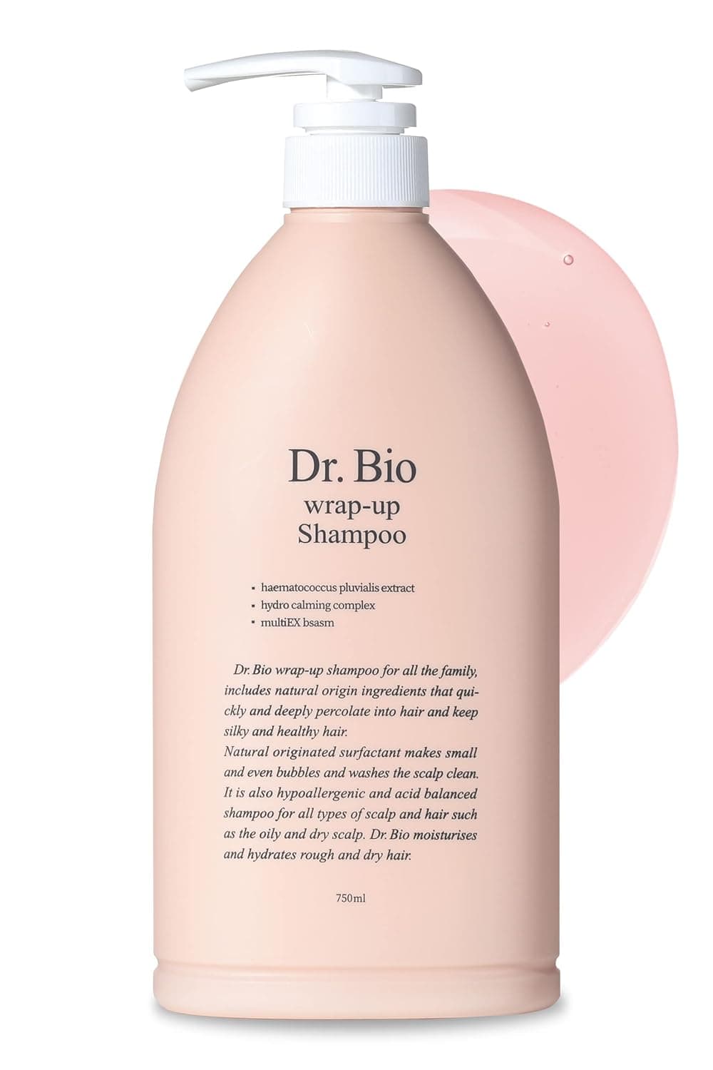 WrapUp Shampoo Hydrating and Soothing Hair Shampoo with Probiotcs and Cica Hair and Scalp Care for Sensitive Scalp Smooth and Shiny Hair Vegan Silicone Paraben Free Korean Hair Care