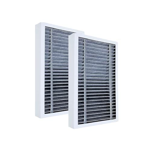 Nispira True HEPA Filter Replacement Compatible with Filtrete F2 Odor Air Purifier FAP-C02-F2 FAP-T03-F2. Compared to part F2 FAPF-F2-O, 2 Packs