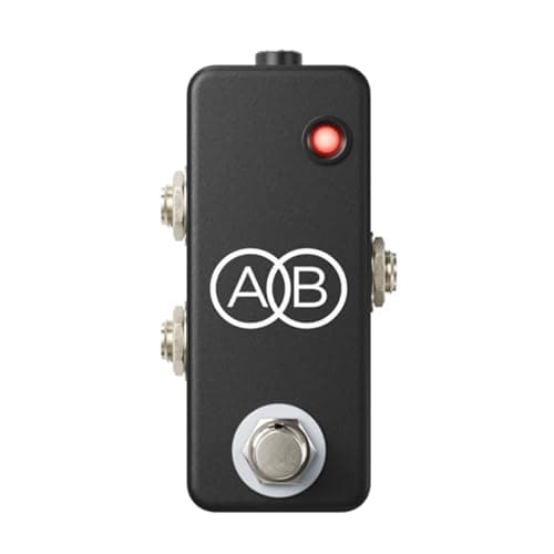 JHS Pedals Mini A/B Box - Guitar Signal Path Effect, Black/Silver, Model Number: Mini A/B Box