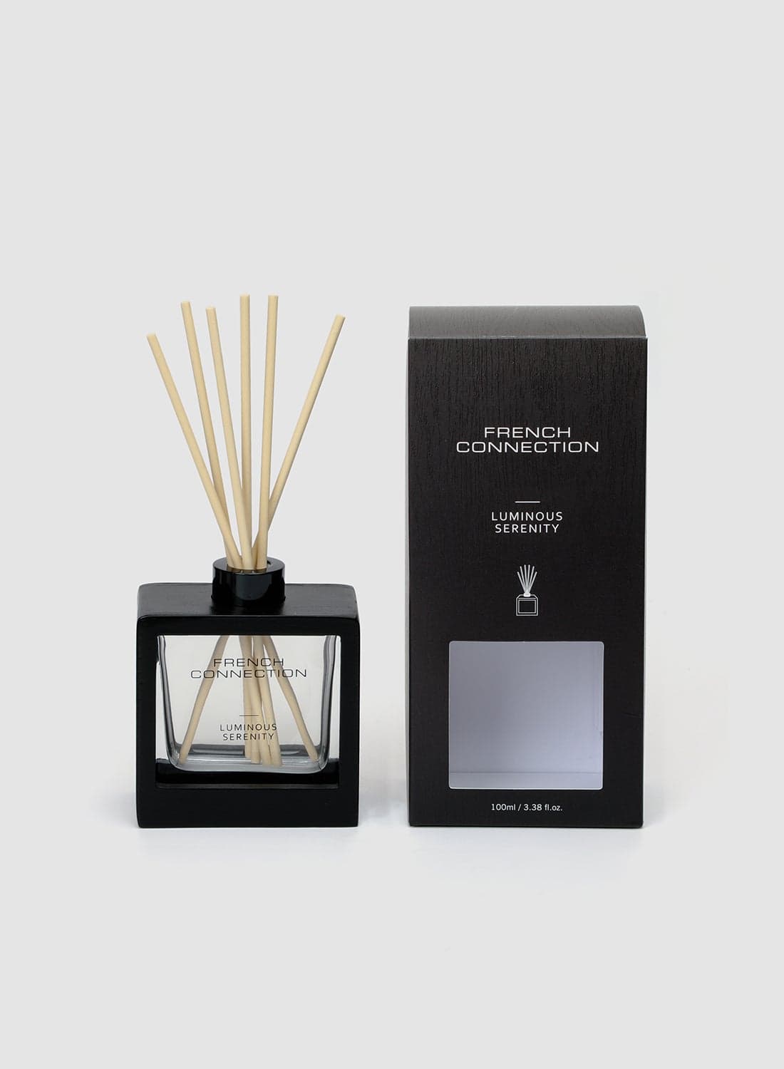 Black Wooden surround Luminous Serenity Reed Diffuser 100ML
