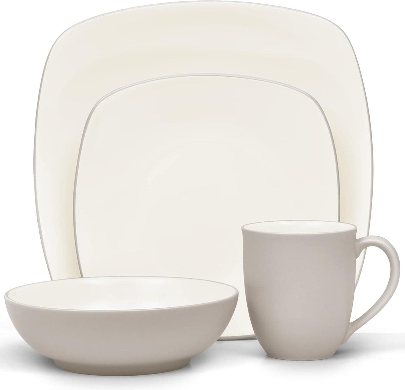 Noritake Colorwave Sand 4Piece Square Place Setting Service for 1