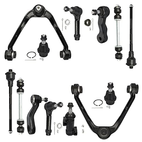 4WD 13pc Front Upper Control Arm Kit for Cadillac Escalade ESV EXT for Chevy Silverado Suburban 1500 Tahoe for GMC Sierra Yukon 1999 2000 2001 2002 2003 2004 2005 2006 2007