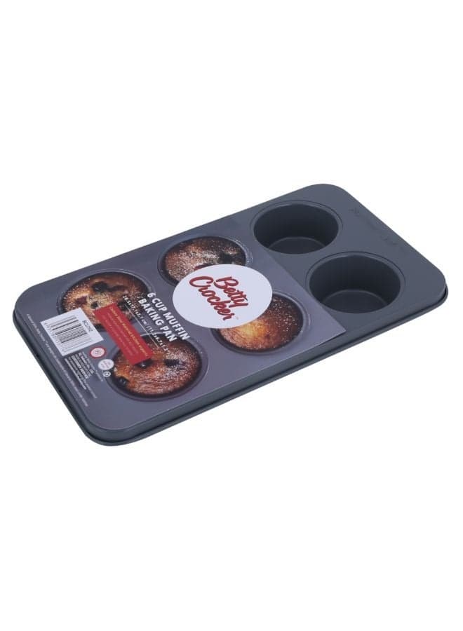Muffin Pans Black Non-Stick 28 Cm Set Of 1