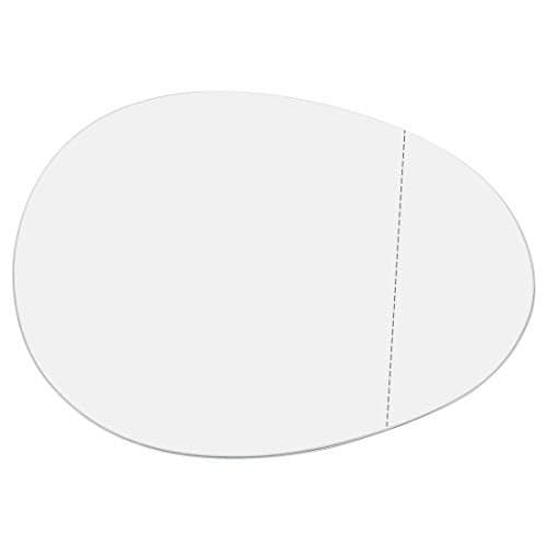 X AUTOHAUX Right Passenger Side RH Mirror Glass with Adhesive for BMW for Mini Cooper 2007-2015