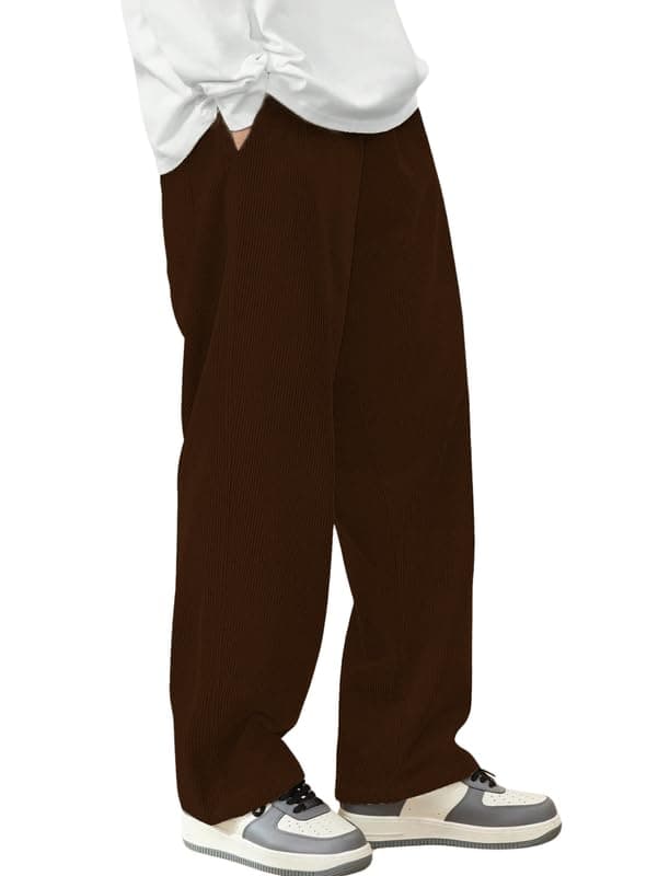 SMOWKLY Men's Premium Cotton Blend Relaxed Fit Stretchable & Comfortable Sweatpant Trouser | Flexible Elastic Waist with Drawstring lower for man |Pant for Causal & Formal Wear |Gym Joggers