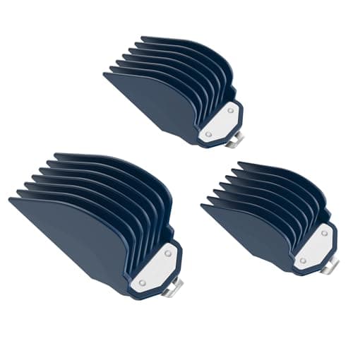 Clipper Guards Set with Metal Clip Hair Clipper Guards Fit for Wahl Senior Clippers 3 Cutting Lengths 2 inch15 inch125 inch Fits Most Wahl Clippers Blue 10 12 16