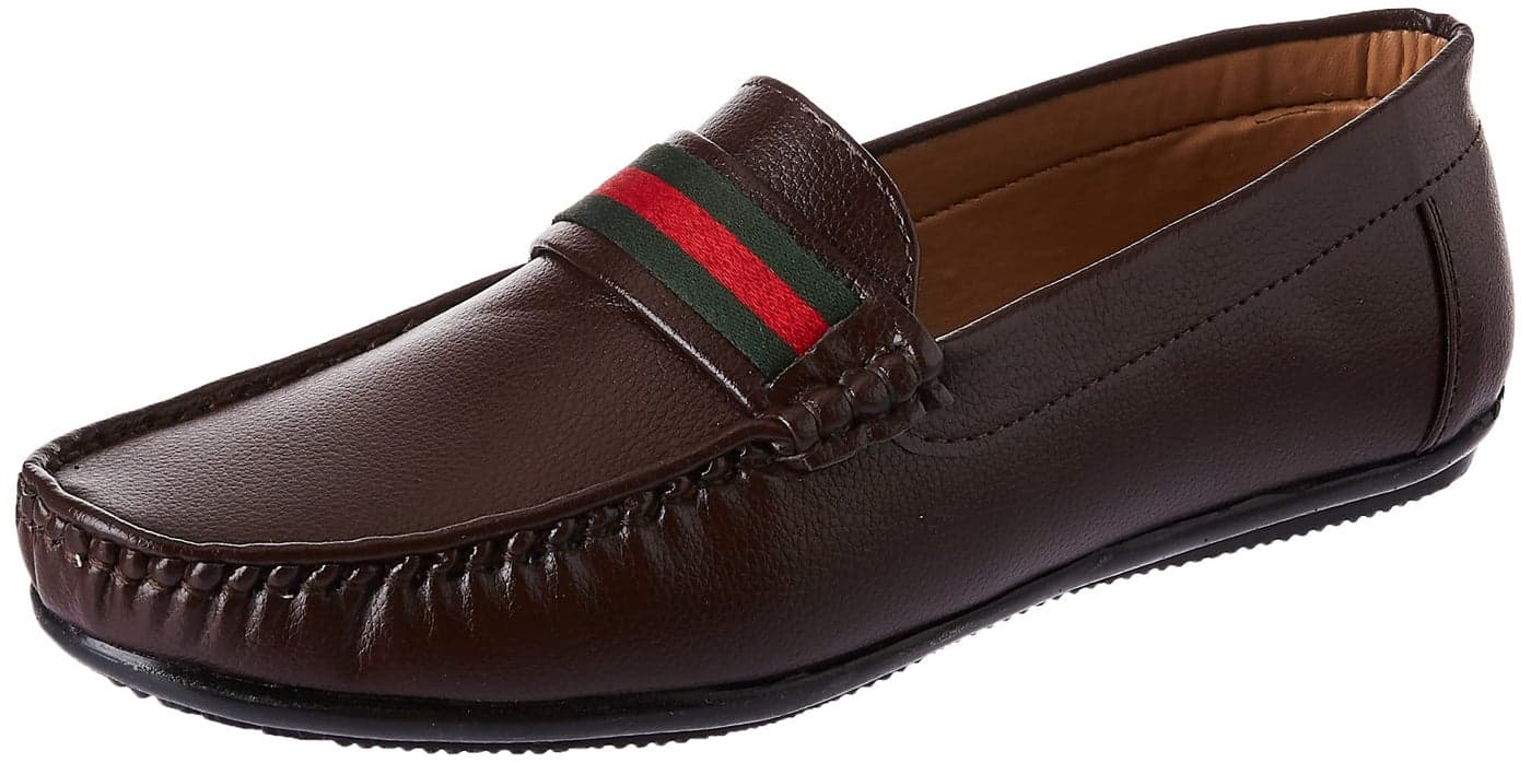 Centrino Mens Loafers Loafer, Brown, 9 UK