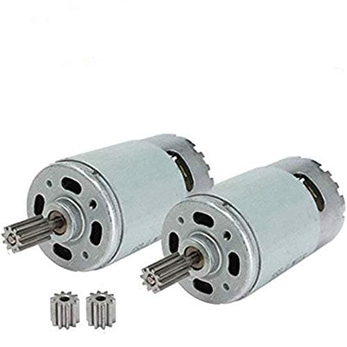2 Pcs 24V 30000RPM Childrens Powered Wheel Electric Motor24 Volt Motor Drive Engine Accessory for Car Children Ride on Toys Replacement Parts