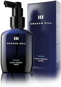 GRAHAM HILL Farm Hair Tonic for Men Cleansing and Vitalising Scalp Energy Tonic 100ml Easy to Use Durable Design Value for Money Premium Hair Tonic Scalp Tonic for Men