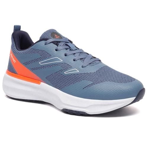 AVANT Men's Aqua Ignite Running Shoes - Superior Cushioning, Superior Traction, Anti Skid, Lightweight, Shock Absorption Tech, Sports Footwear (AVMSH183CL01UK9_UK9_Blue/Orange)