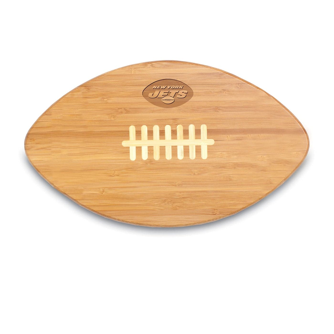 PICNIC TIME New York Jets Bamboo Touchdown Cutting Board