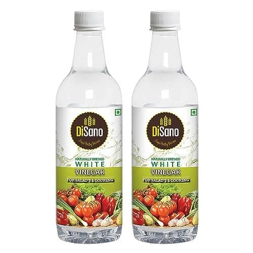 DiSano Naturally Brewed White Vinegar Bottle, 1000ml (2 X 500ml)