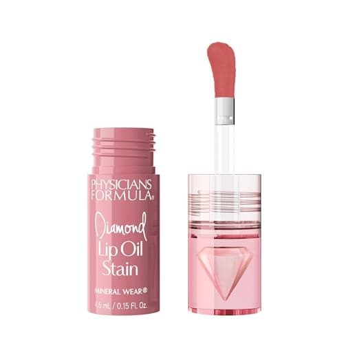 Mineral Wear Diamond Lip Oil Stain Radiant Rose