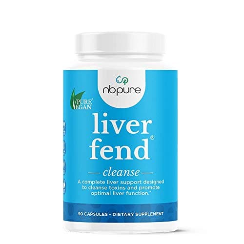 nbpure Liver Fend Liver Detox and Cleanse Milk Thistle and Liver Support Supplement 90 Count