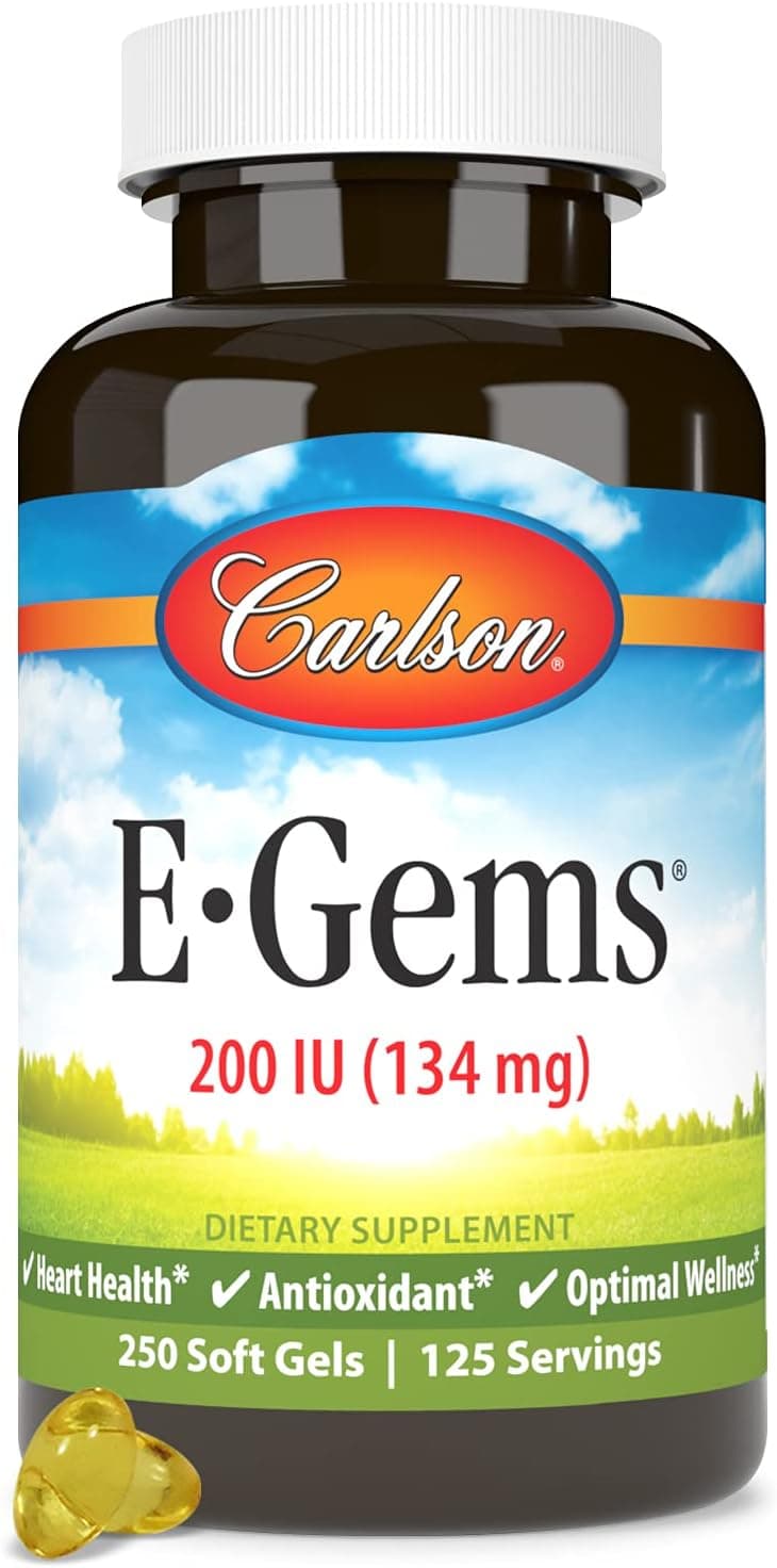E-Gems Vitamin E Soft Gels for Optimal Wellness