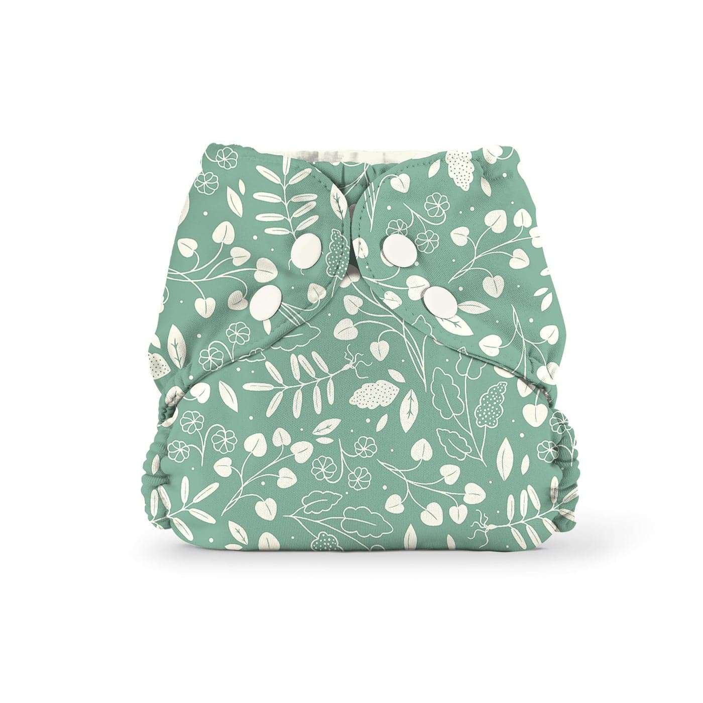 Esembly Cloth Diaper Outer Waterproof Swim Cloth Diaper Cover LeakProof and Breathable Layer Over Prefolds Flats or Fitteds Reusable with Snap Closure Size 2 1835lbs Mist