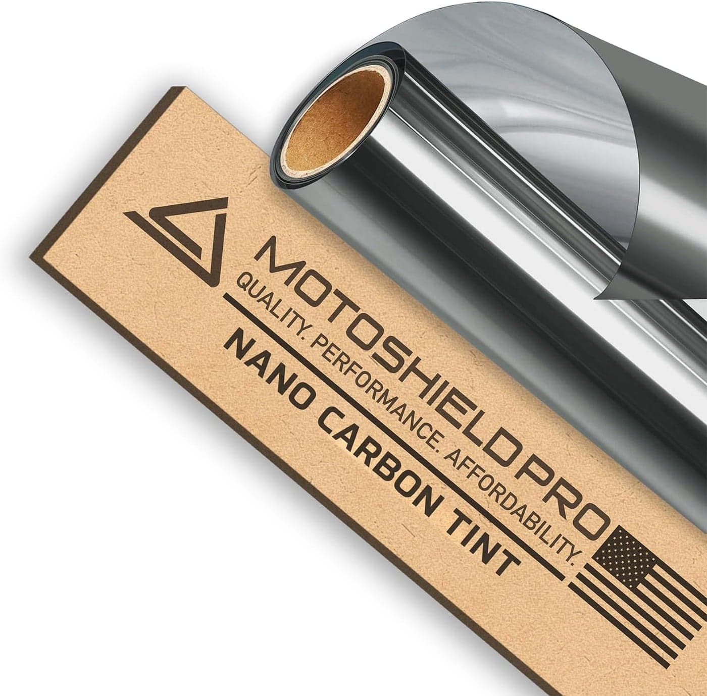 MotoShield Pro Professional Carbon Window Tint Film - 30" x 15' Roll, 25% VLT, Reduces Heat & Blocks 99% UV Rays