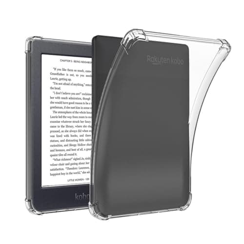 Stianiiie Kobo Clara HD Case Reinforced Corners 6” Cover for Kobo Clara HD eReader Clara HD Clear Case