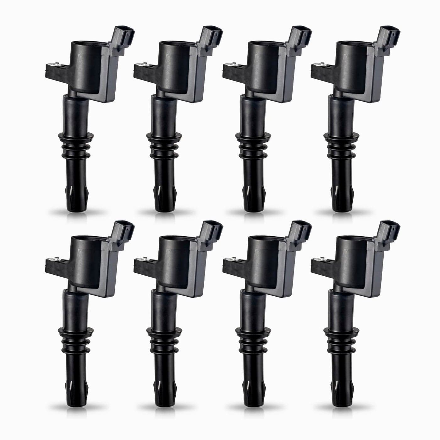 ENA Set of 8 Straight Boot Ignition Coil Pack Compatible with Ford Lincoln Expedition Explorer F150 Super Duty Mustang Mountaineer 46l 54l Replacement for DG511 C1541 FD508