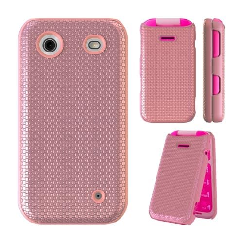 Ailiber Phone Case Compatible with HMD Barbie TA-1681, Fits HMD Barbie Flip Cell Phone Cover, Dual Layer Shockproof Silicone Bumper, Non Slip Back Heavy Duty Rugged Cover Case-Rose Gold