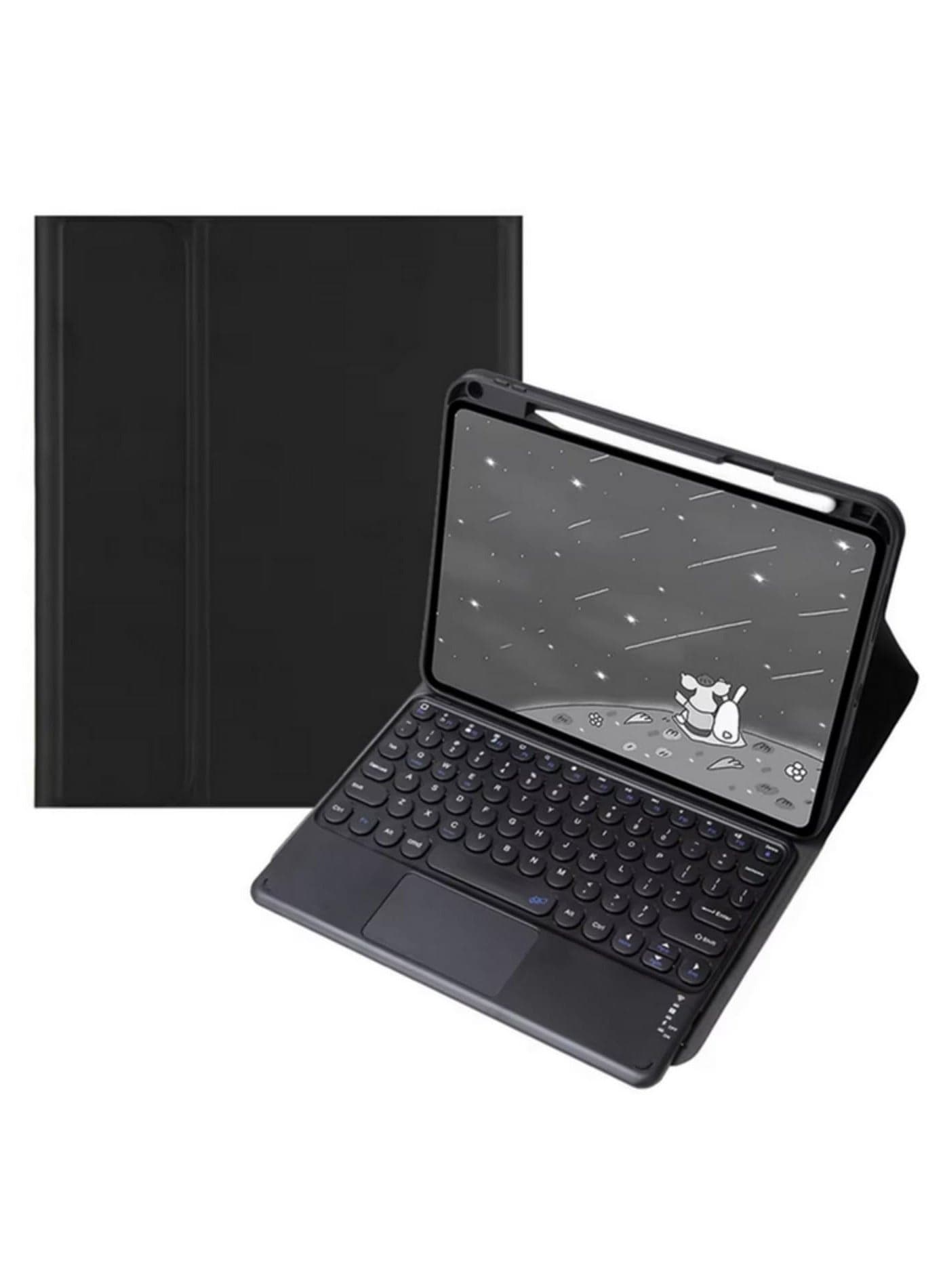 Funda For Huawei Matepad 11.5S 2024 Case Keyboard Cover with Pencil Holder and Built-in Stand Shockproof Protective Matte Finish Slim Fit Smart Cover black
