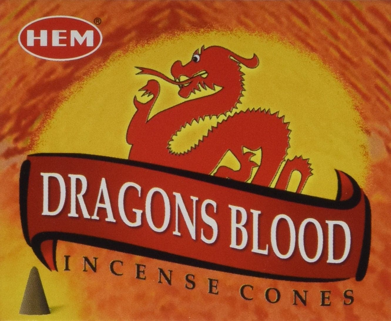 Dragons Blood Case of 12 Boxes 10 Cones Each HEM Incense From India