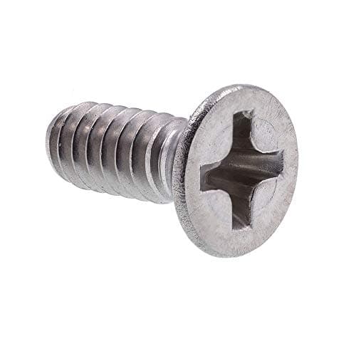 Prime-Line 9000496 Machine Screws, Flat Head, Phillips Drive, #6-32 X 3/8 in, Grade 18-8 (25 Pack)