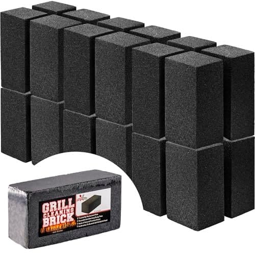 Commercial Grade Grill Cleaning Brick Bulk 24 Pack by Avant Grub Pumice Stone Cleaner Tool Cleans and Sanitizes Restaurant Flat Top Grills or Griddles Effectively Without Harsh Chemicals or Abrasives