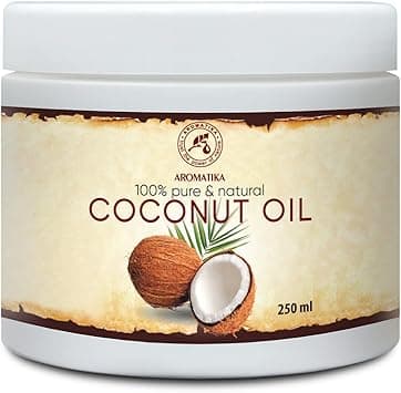 Coconut Oil 250ml Cocos Nucifera Oil Indonesia 100 Pure Natural Cold Pressed Best Benefits for Skin Hair Face Body Care Unrefined Coconut Oils
