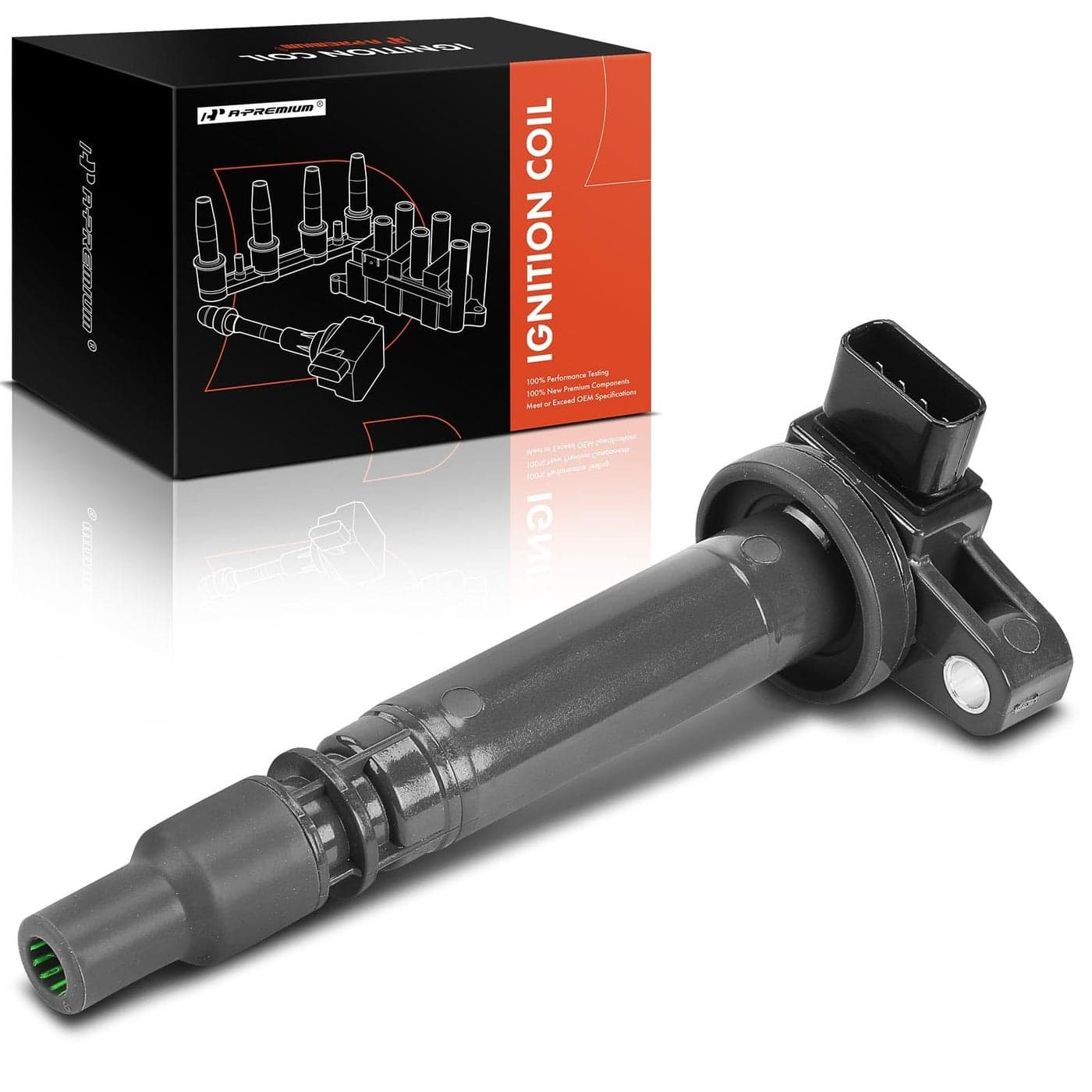 APremium Engine Ignition Coil Pack Compatible with Toyota Tacoma 20002004 24L 27L Replace 9091902237 UF323