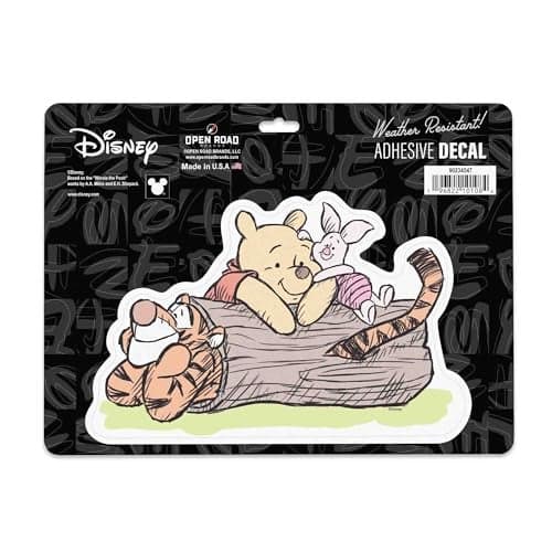 Disney Winnie the Pooh Adhesive Vinyl Decal Adorable Winnie the Pooh Sticker for Car Perfect for Disney Fans