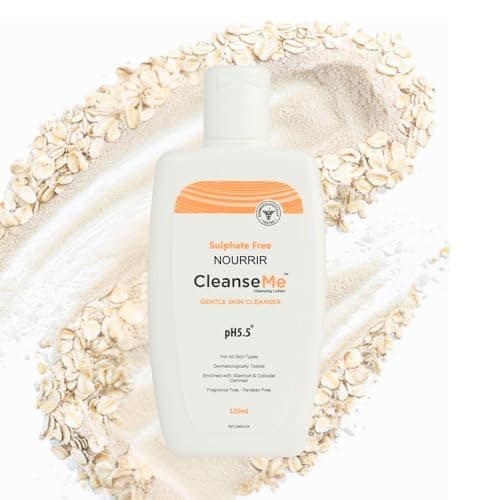 NOURRIR Cleanseme Gentle Skin Cleanser Face Wash 125 ml All Skin Types Enriched With Allantoin & Colloidal Oatmeal Use With Or Without Water Soap Free