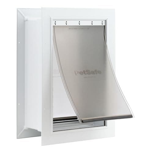PetSafe Never Rust Wall Entry Pet Door - Telescoping Frame - Insulates Better Than Metal, Energy Efficient - Interior & Exterior Walls, Weatherproof, Easy to Install & Clean - M