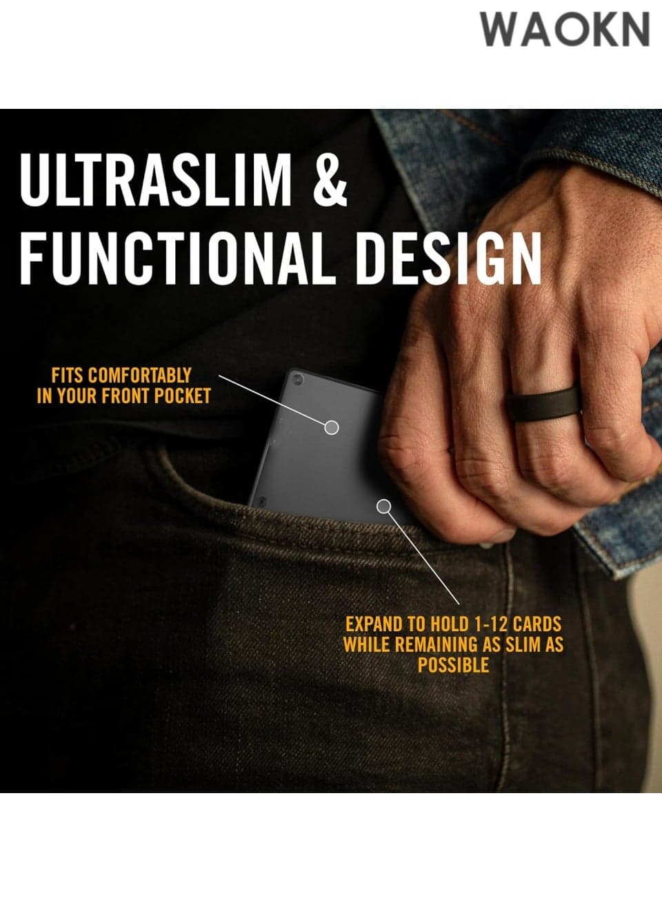 Wallet is the ultimate fusion of style, functionality, and durability, designed for the modern man who values both form and function. Crafted from high-quality Carbon Fiber 3K, this wallet is not only sleek and lightweight but also incredibly strong, ensuring long-lasting performance., RFID Protecte