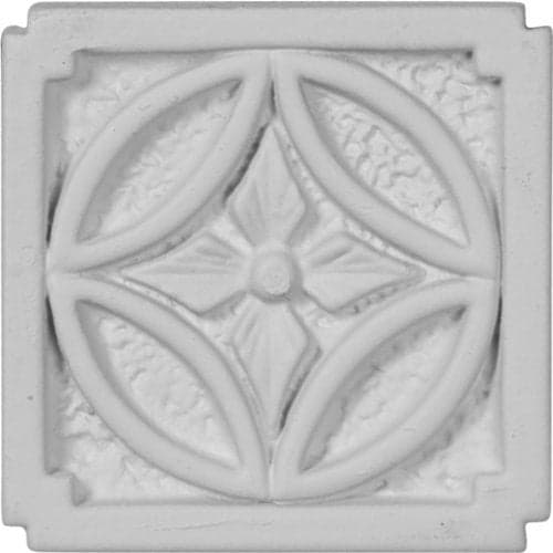 Ekena Millwork PB02X02NE Nexus Plinth Blocks, 2 1/4"W x 2 1/4"H x 1/2"P, Primed