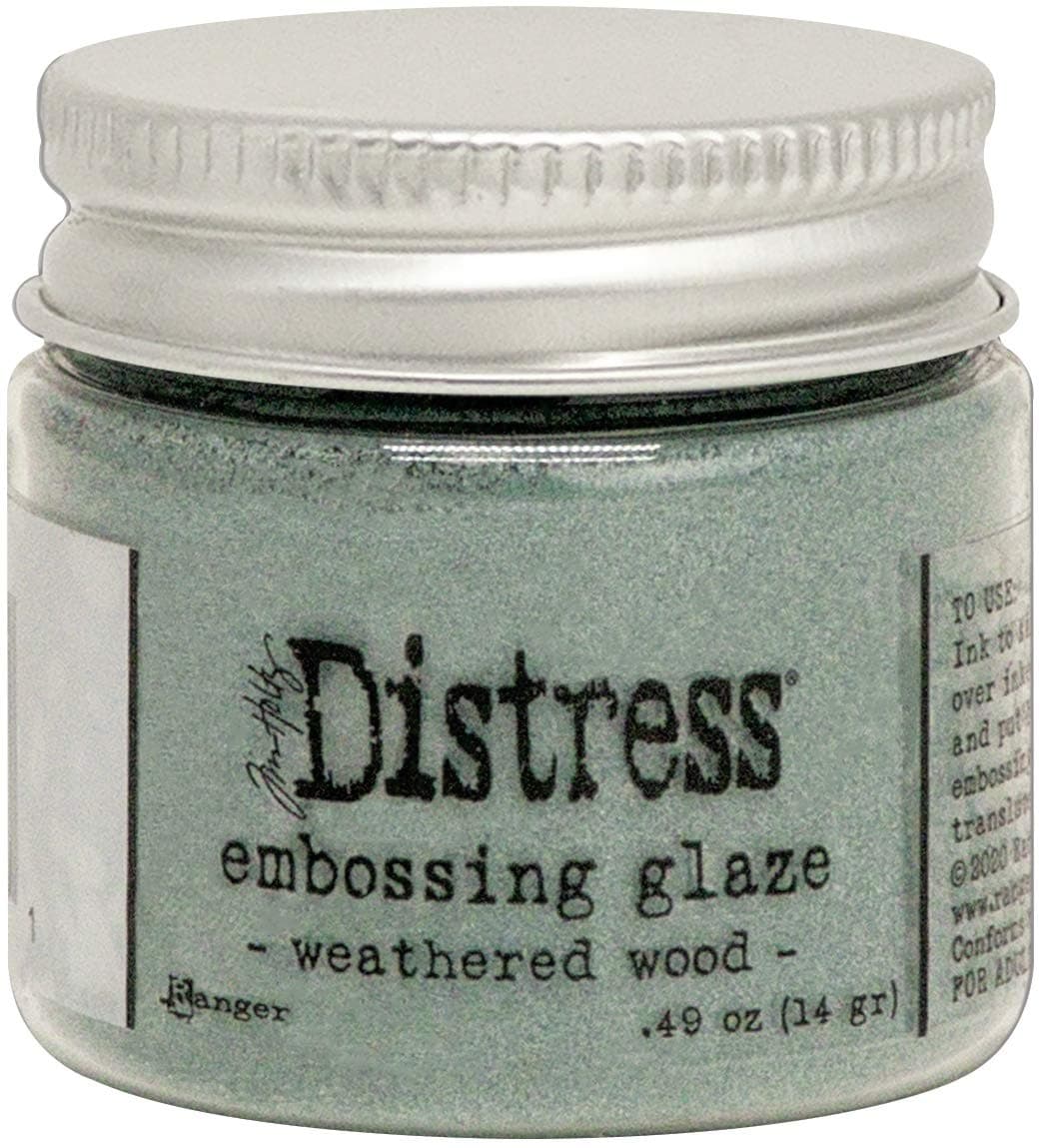 Ranger Tim Holtz -EMBOSSING GLAZE WEATHRD WD, Weathered Wood, 1 count (pack of 1)