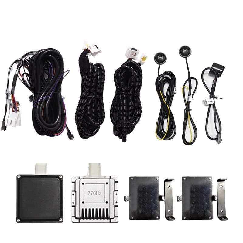 BY-J Blind Spot Monitoring System, 77 GHz Millimeter Wave Radar 12V Universal Car Blind Spot Detection System, Sensitive Radar Sensors Blind Area Detection System