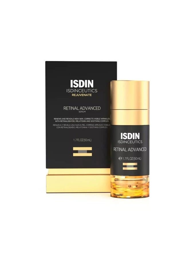 Isdinceutics Retinal Advanced - Rejuvenating Facial Night Serum with Retinaldehyde and Melatonin 1.7 FL OZ (50 ml)
