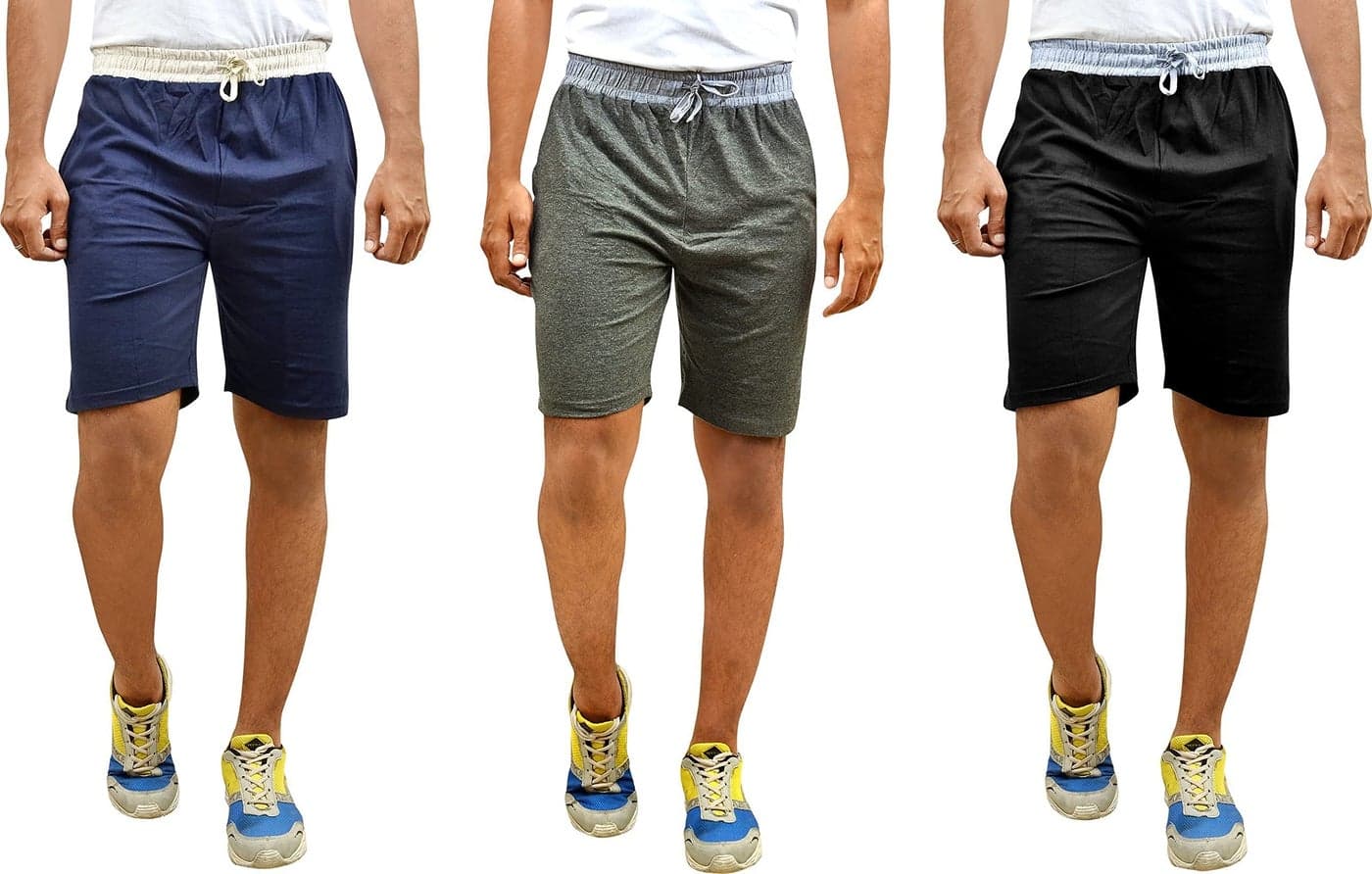 MOTUS Men Cotton Shorts Combo (4XL, Combo 4)