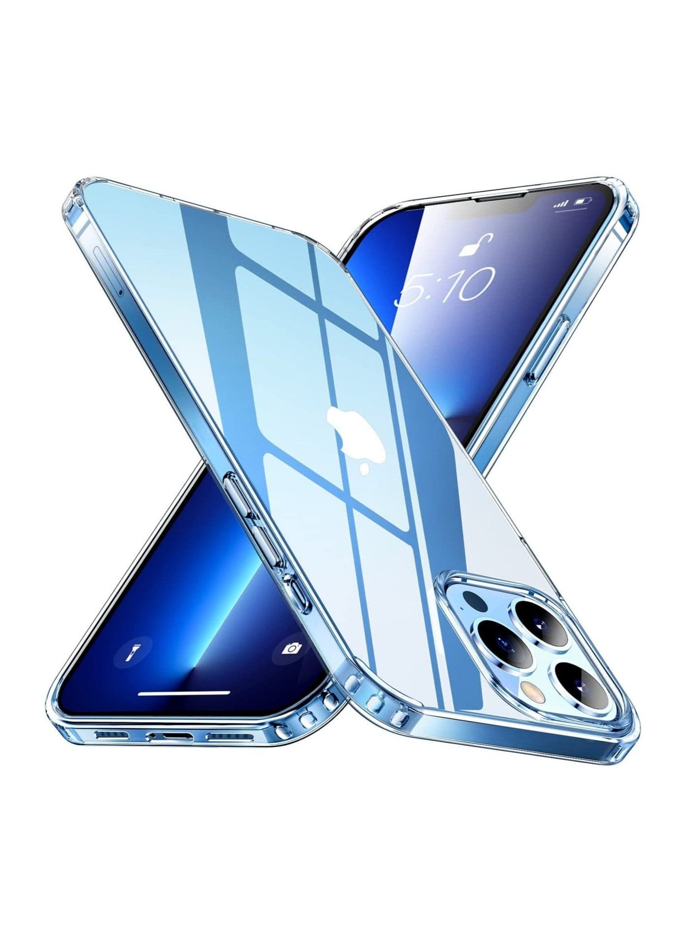 Crystal Clear Compatible with iPhone 14 Pro Case Slim Thin Flexible Silicone Shockproof TPU Cover Protective iPhone Case for iPhone 14 Pro